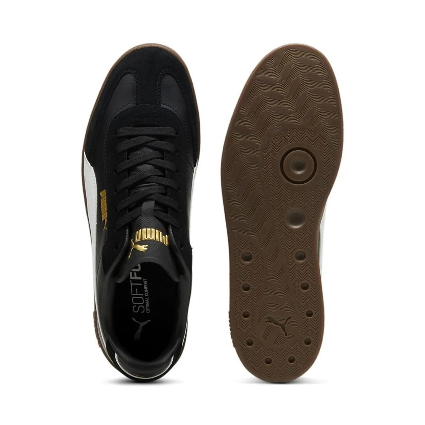 PM Club II Era – Baskets basses rétro en cuir et daim, semelle gum
