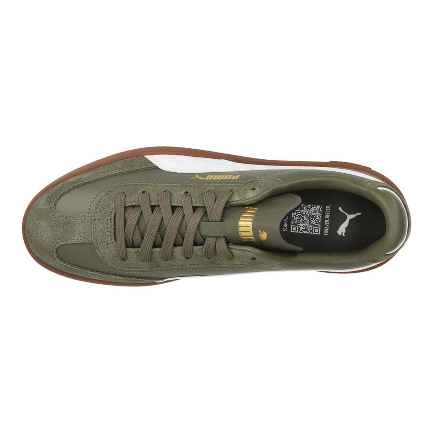 PM Club II Era – Baskets basses rétro en cuir et daim, semelle gum