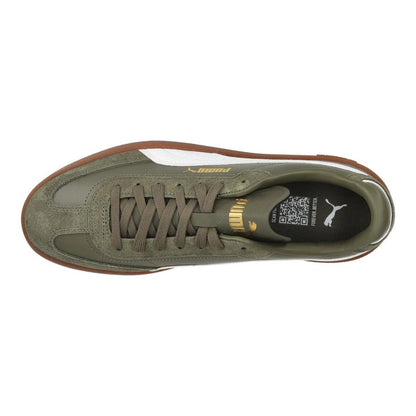 PM Club II Era – Baskets basses rétro en cuir et daim, semelle gum