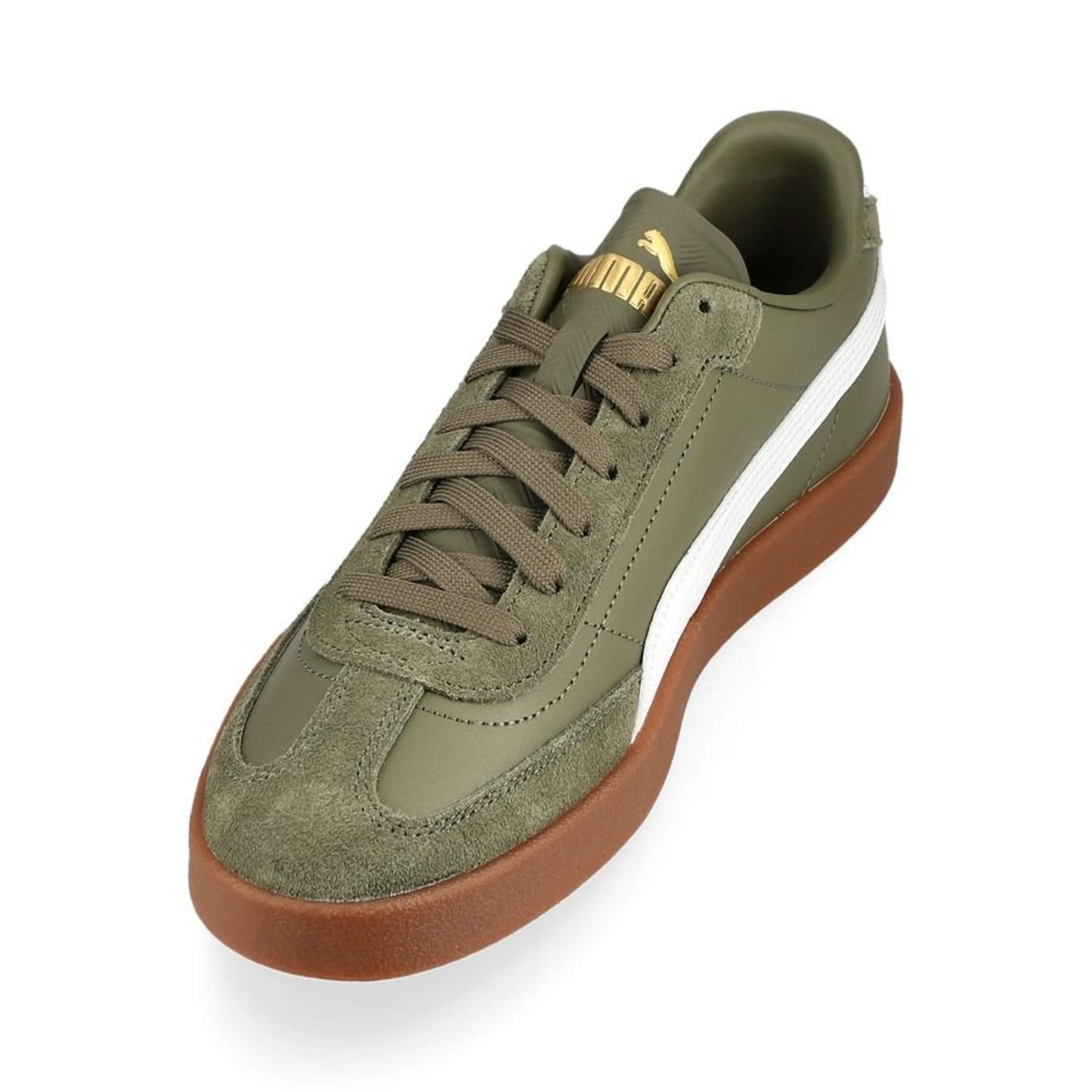 PM Club II Era – Baskets basses rétro en cuir et daim, semelle gum