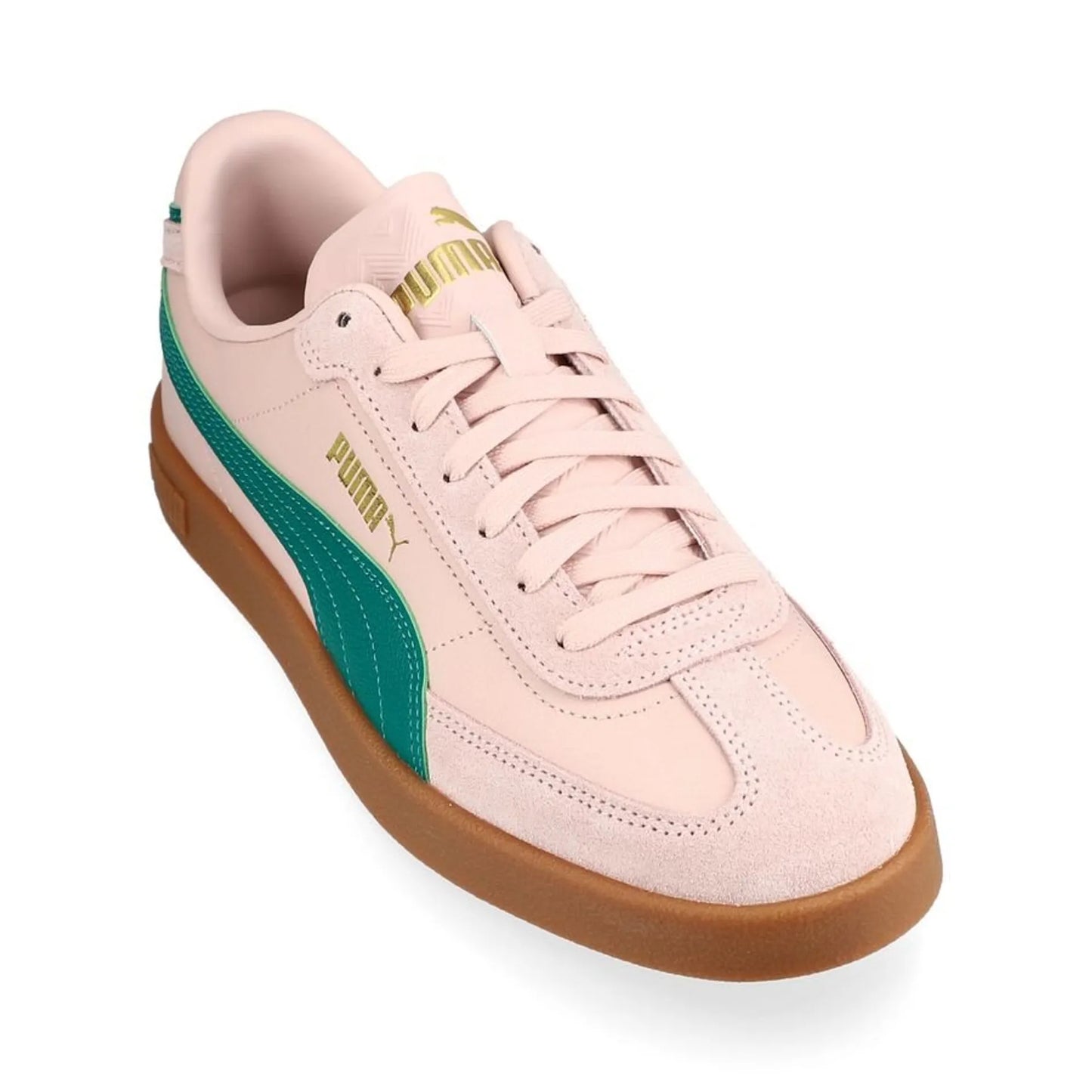 PM Club II Era – Baskets basses rétro en cuir et daim, semelle gum