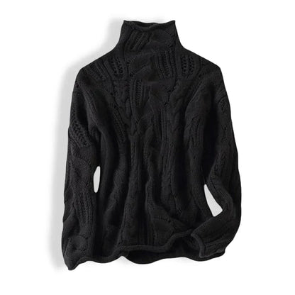 LAYNA | Pull Col Montant Élégant