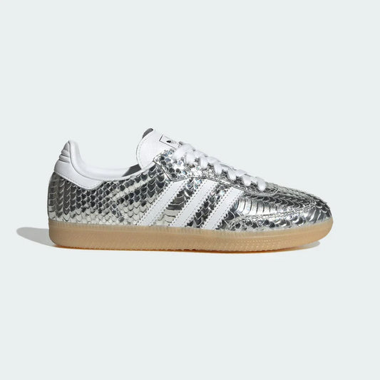 Sneakers "Chrome" — Cuir Métallisé & Effet Craquelé