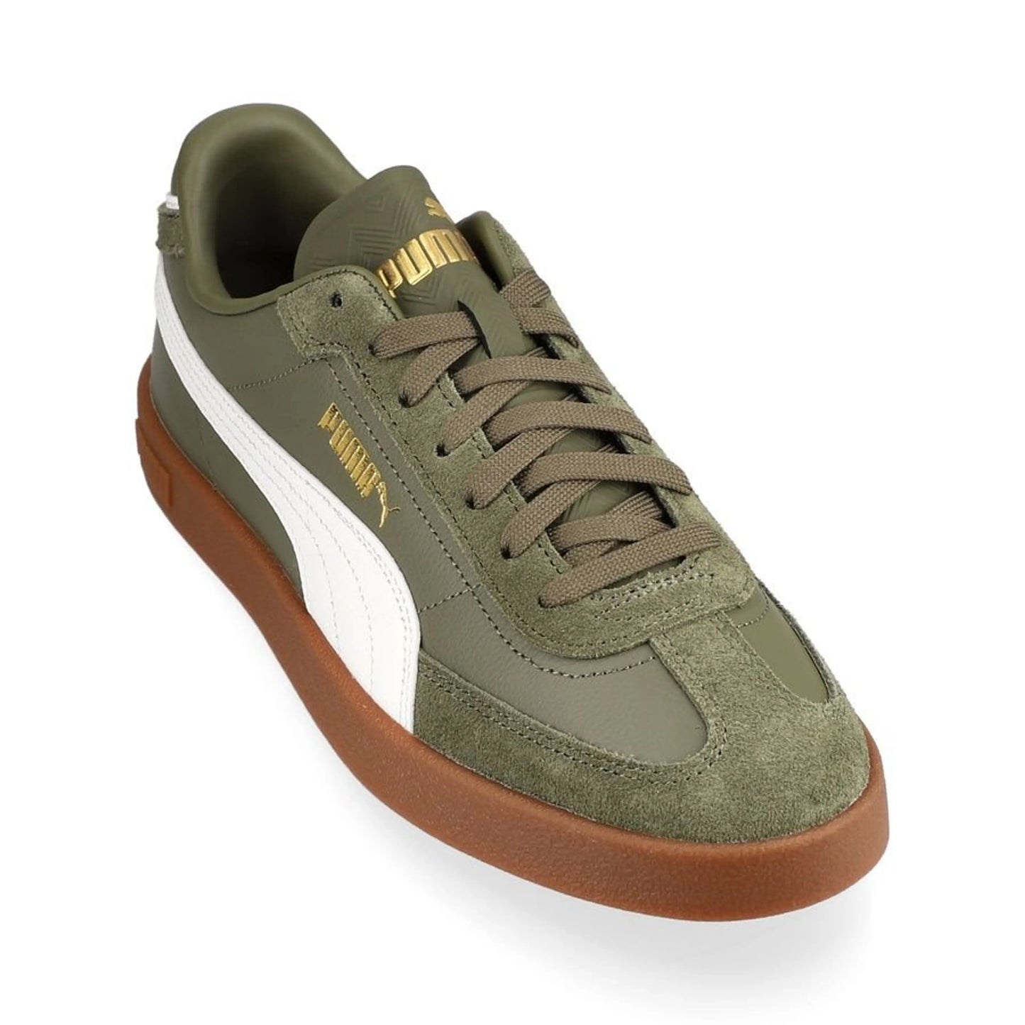 PM Club II Era – Baskets basses rétro en cuir et daim, semelle gum